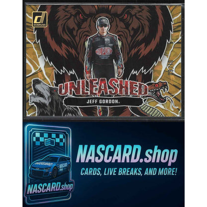 2024 Donruss #20 Jeff Gordon Unleashed Gold Ice #/10