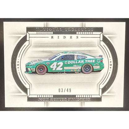 2024 Panini National Treasures John Hunter Nemechek #63 Rides 3/49