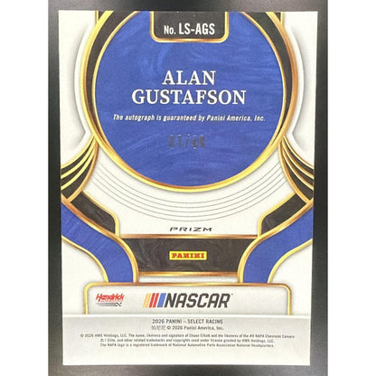 2026 Panini Select NASCAR Alan Gustafson Legendary Signatures Purple Prizms /49