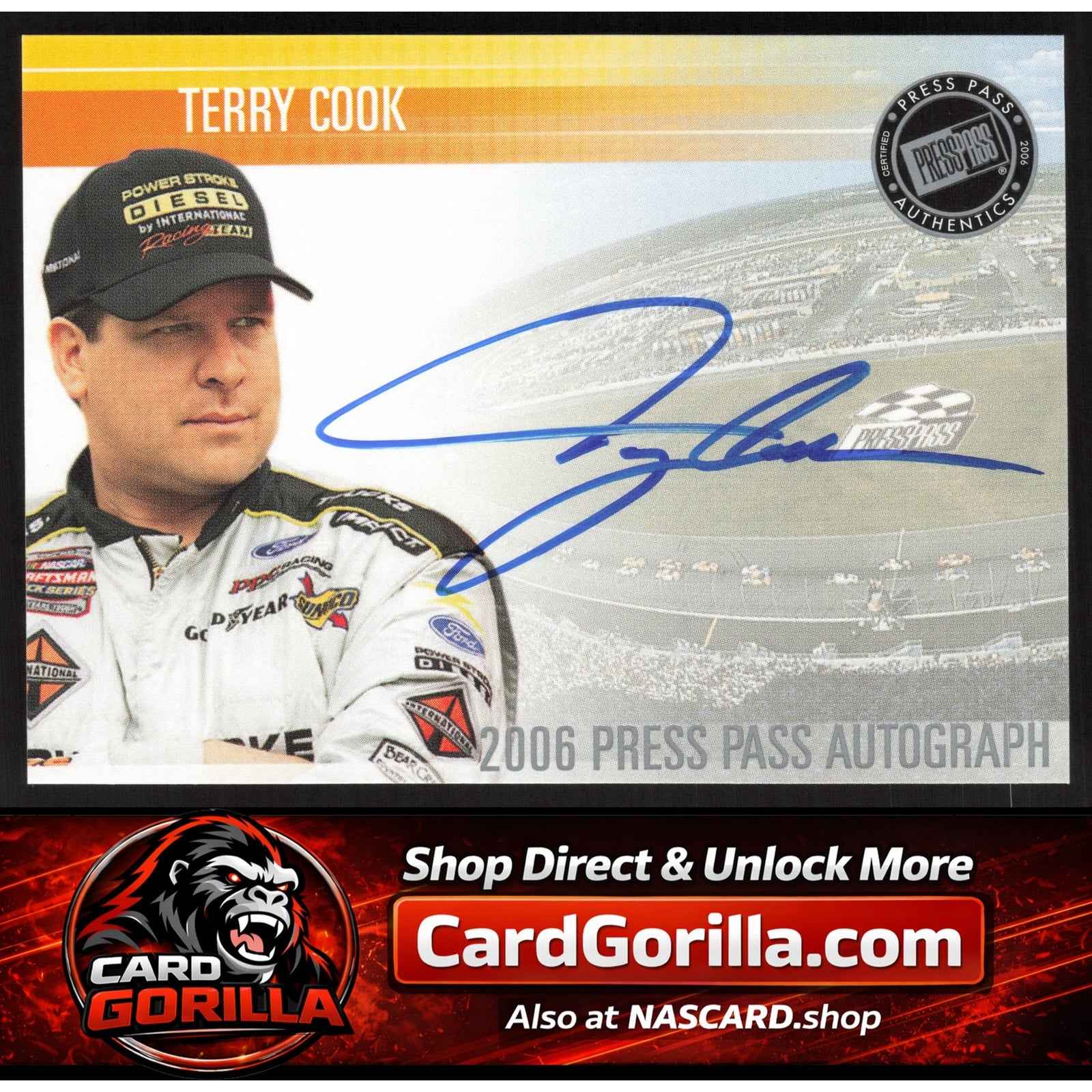 2006 Press Pass #NNO Terry Cook Autographs