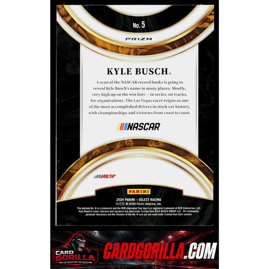 2024 Panini Select #5 Kyle Busch American Pride Flash Prizms