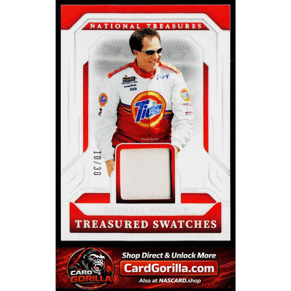 2025 National Treasures Darrell Waltrip Treasured Swatches Holo Silver #/30