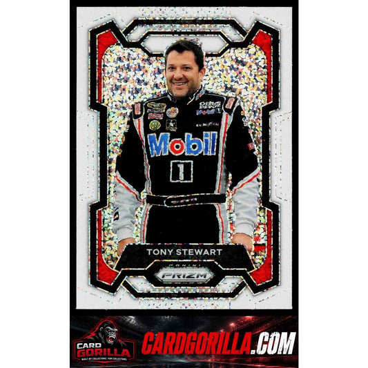 2024 Panini Prizm #6 Tony Stewart White Sparkle