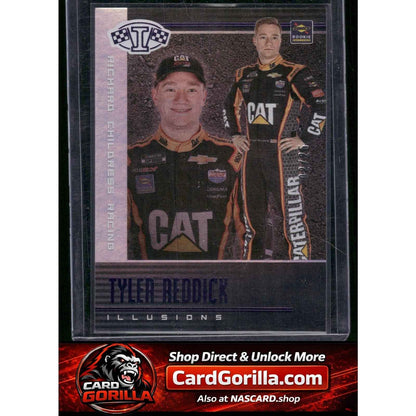 2020 Panini Chronicles #17 Tyler Reddick Illusions Purple #/25 RC
