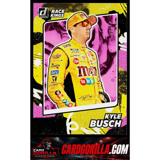 2022 Donruss #6 Kyle Busch Pink #/25
