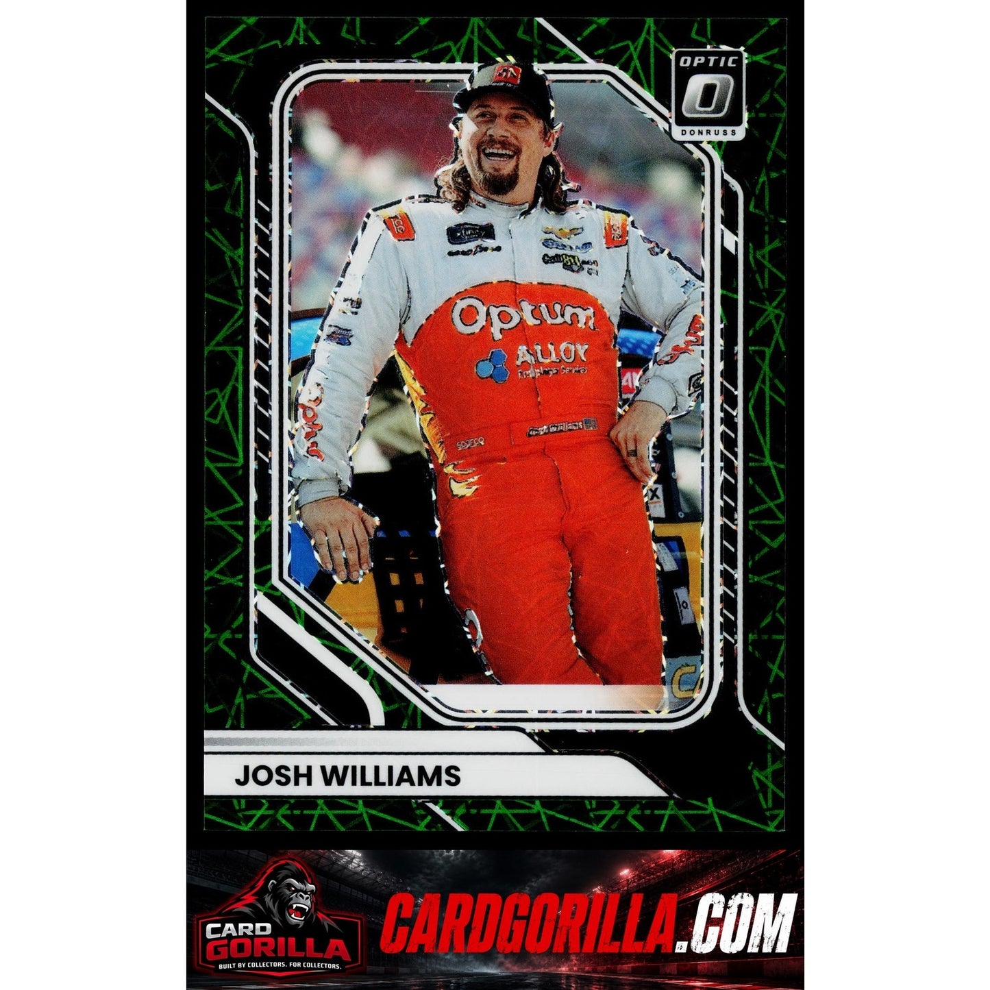 2026 Donruss #66 Josh Williams Optic Green Velocity #/99
