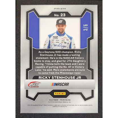 2024 Panini Prizm Ricky Stenhouse Jr #23 Black Gold Prizms 3/5