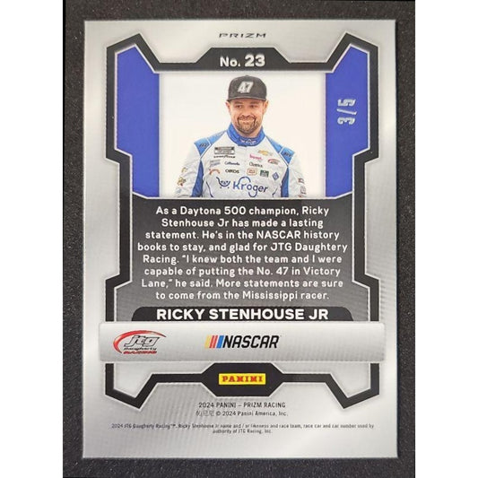 2024 Panini Prizm Ricky Stenhouse Jr #23 Black Gold Prizms 3/5