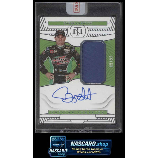 2023 Panini National Treasures #LL-BLT Bobby Labonte Lasting Legacies #/99