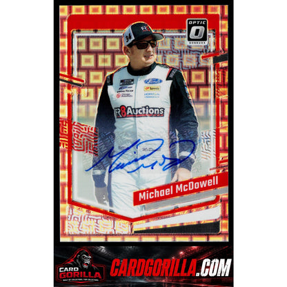 2024 Donruss #4 Michael McDowell Optic Signatures Pandora #/25