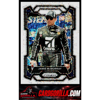 2024 Panini Prizm #46 Jamie McMurray White Sparkle