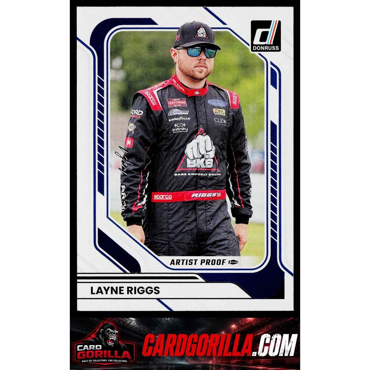 2026 Donruss #35 Layne Riggs Artist Proof Black #1/1