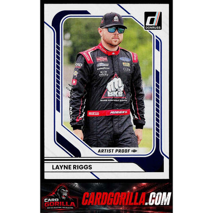2026 Donruss #35 Layne Riggs Artist Proof Black #1/1