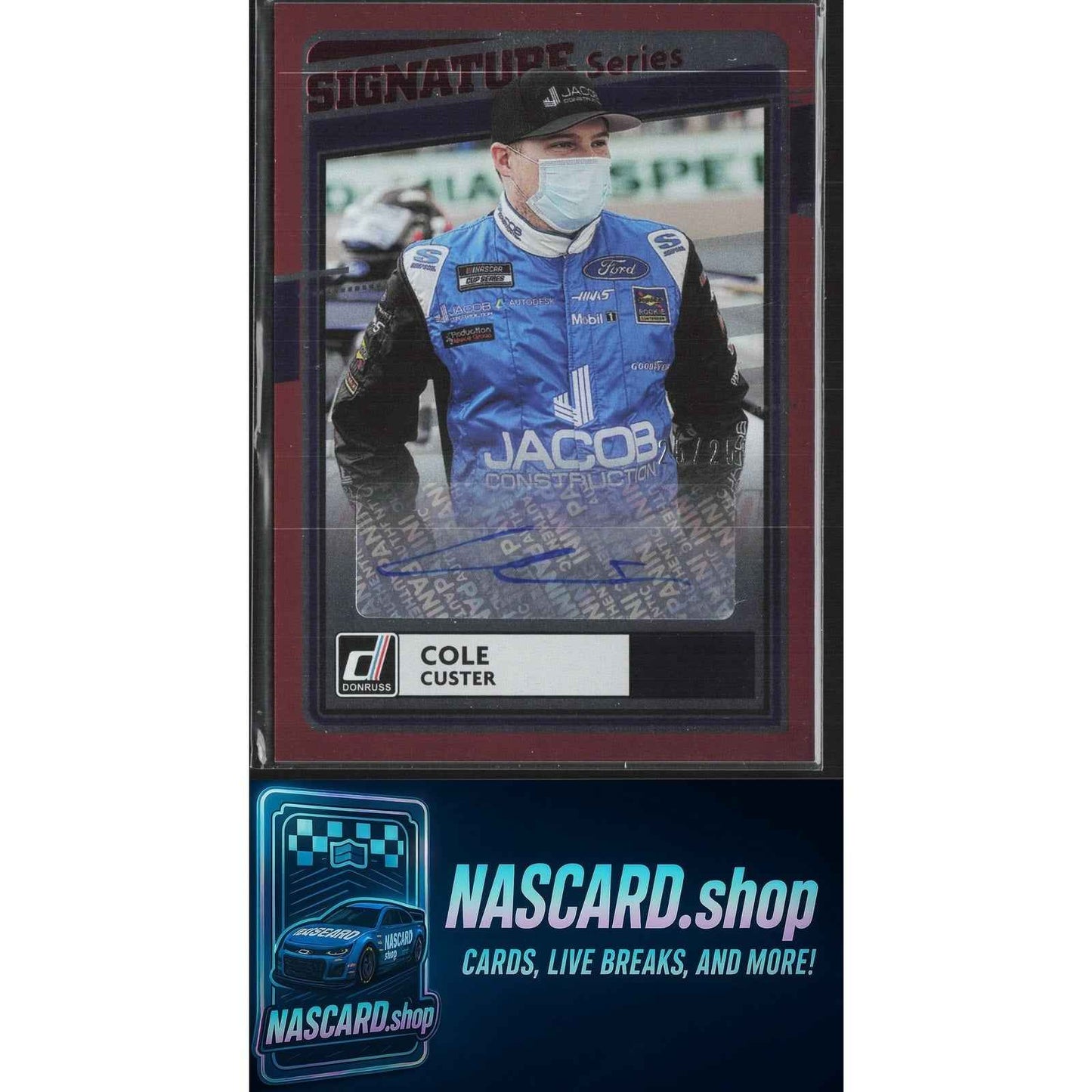 2021 Donruss #SS-CC Cole Custer Signature Series