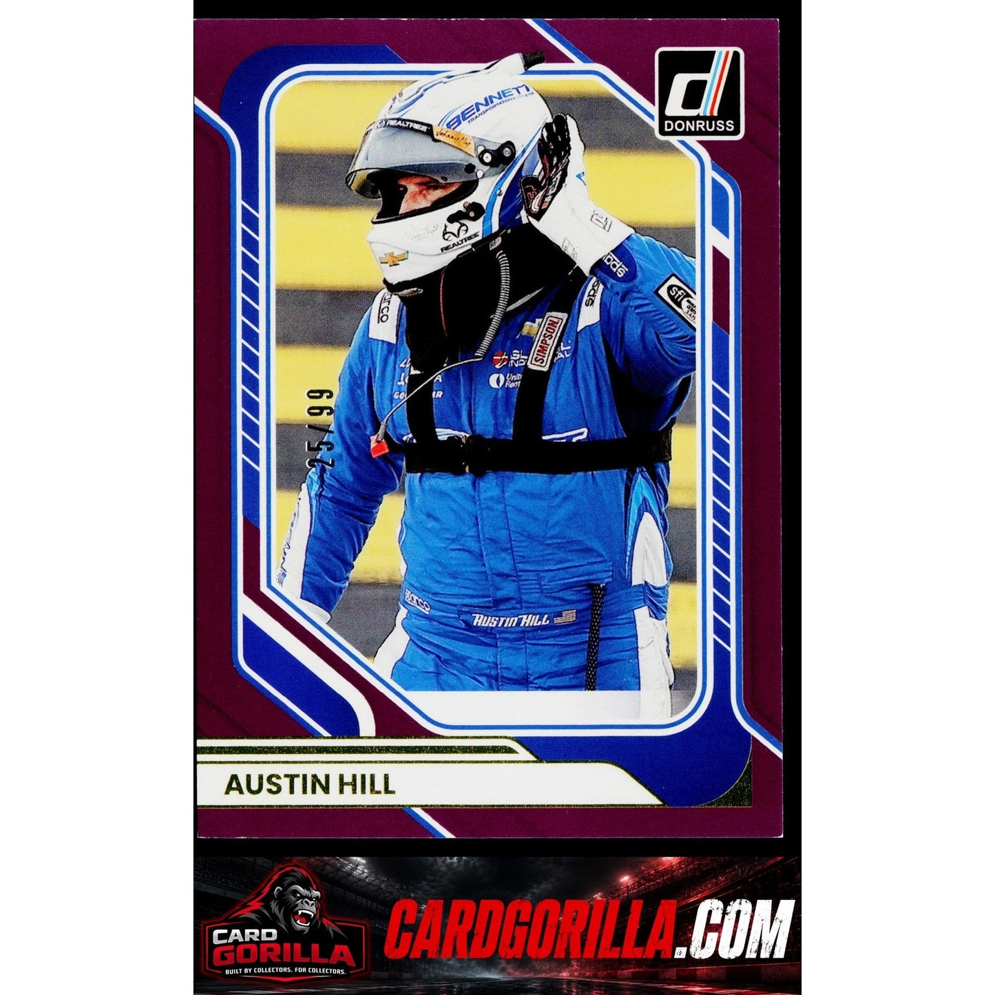 2026 Donruss #90 Austin Hill Purple #/99