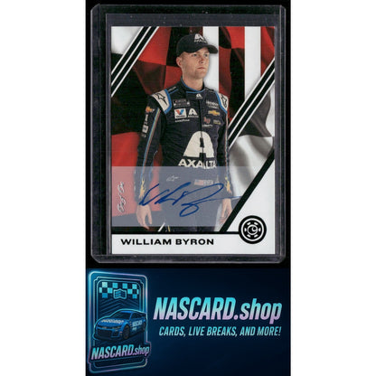 2020 Panini Chronicles #19 William Byron Chronicles Autographs Black #1/1 - Card Gorilla