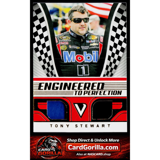 2018 Panini Victory Lane #EP-TS Tony Stewart Engineered to Perfection Gold #/199