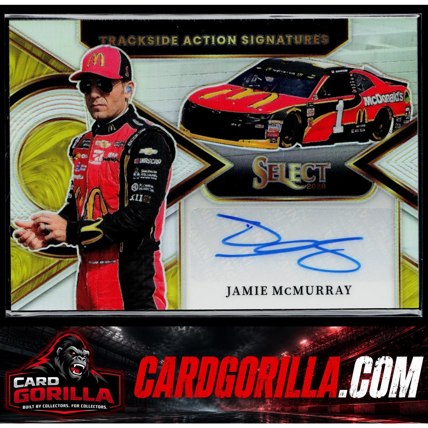 2026 Select #TAS-JMY Jamie McMurray Trackside Action Signatures