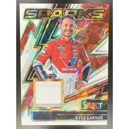 2025 Panini Select Kyle Larson #18 Sparks Ice Prizm