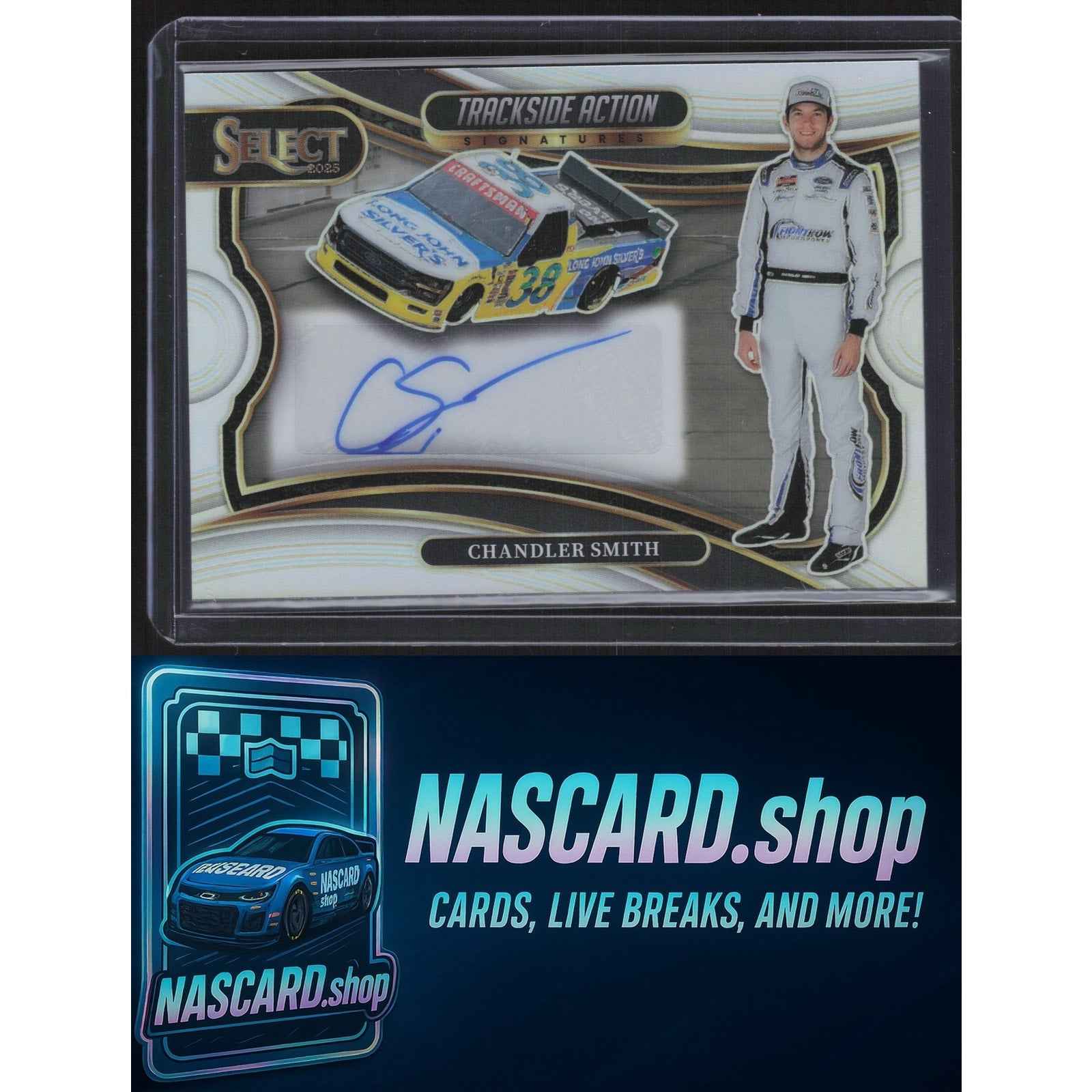 2025 Panini Select #TAS-CST Chandler Smith Trackside Action Signatures