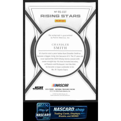 2024 Panini National Treasures Chandler Smith Rising Stars Holo Silver #/49