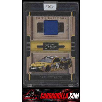 2025 Panini Turn Four #SWS-CEW Carl Edwards Sheet Metal Swatches #/49