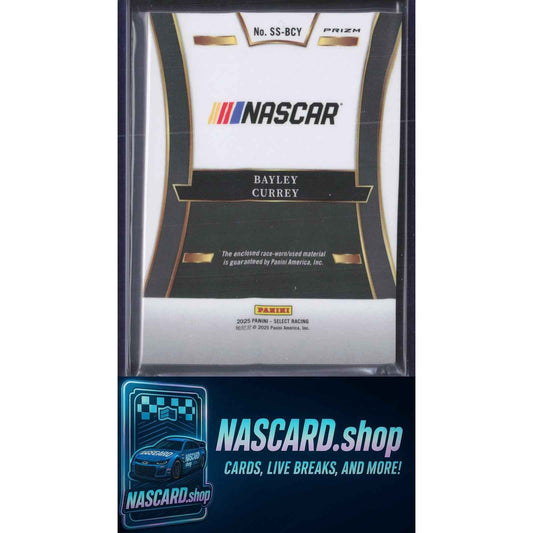 2025 Panini Select #SS-BCY Bayley Currey Selective Swatches