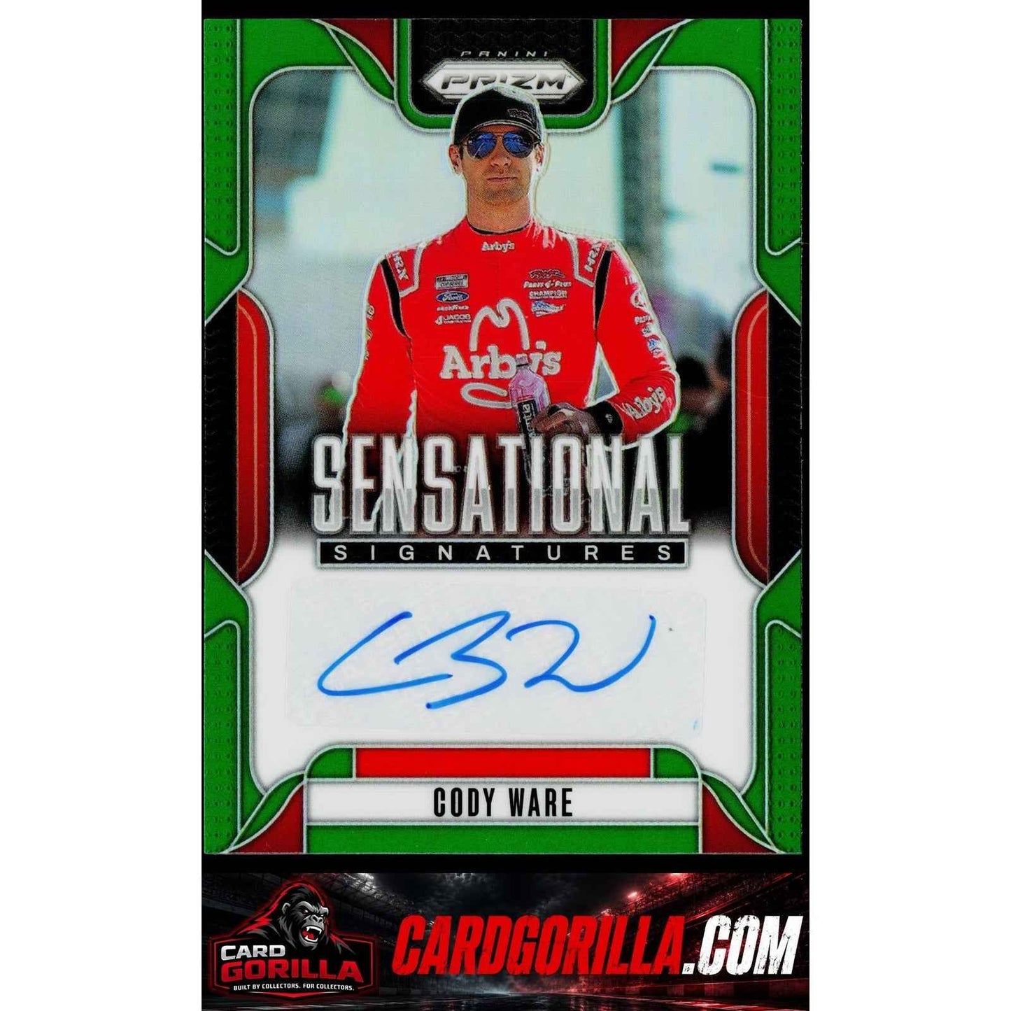 2025 Panini Prizm #SS-CWR Cody Ware Sensational Signatures Green