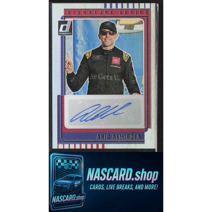 2025 Donruss #SS-AAL Aric Almirola Signature Series
