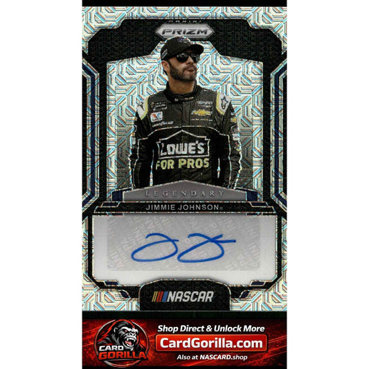 2025 Panini Prizm #LS-JJN Jimmie Johnson Legendary Signatures Mojo #/25