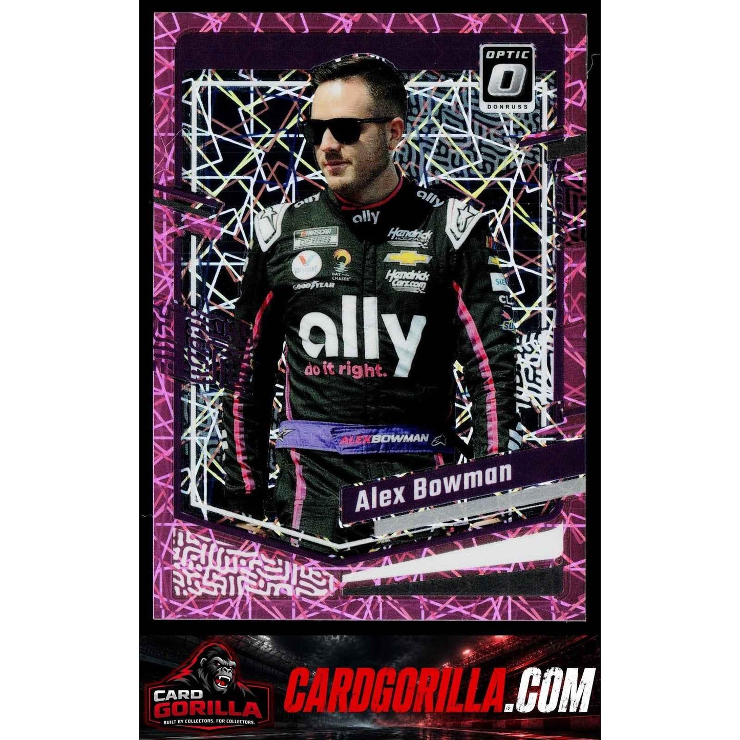 2024 Donruss #2 Alex Bowman Optic Pink Velocity #/79