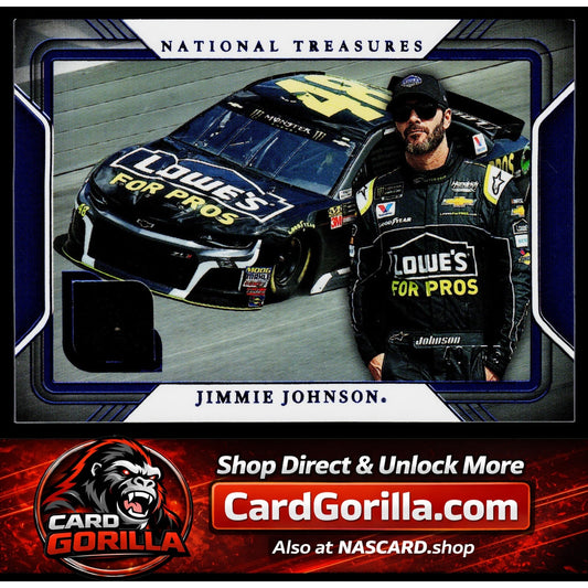 2025 Panini National Treasures #TG-JJN Jimmie Johnson Track Gear #/99