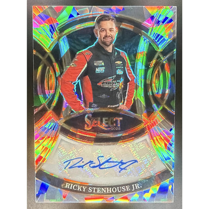 2026 Panini Select NASCAR Ricky Stenhouse Jr. #S-RSJ Signatures Ice Prizms Auto