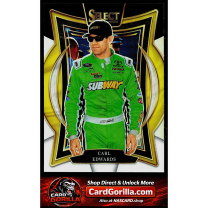 2025 Panini Select #69 Carl Edwards Black and White Prizms #/149