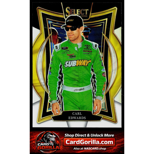 2025 Panini Select #69 Carl Edwards Black and White Prizms #/149