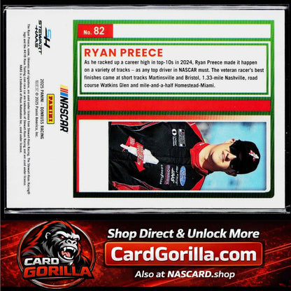 2025 Donruss #82 Ryan Preece Gold #/10