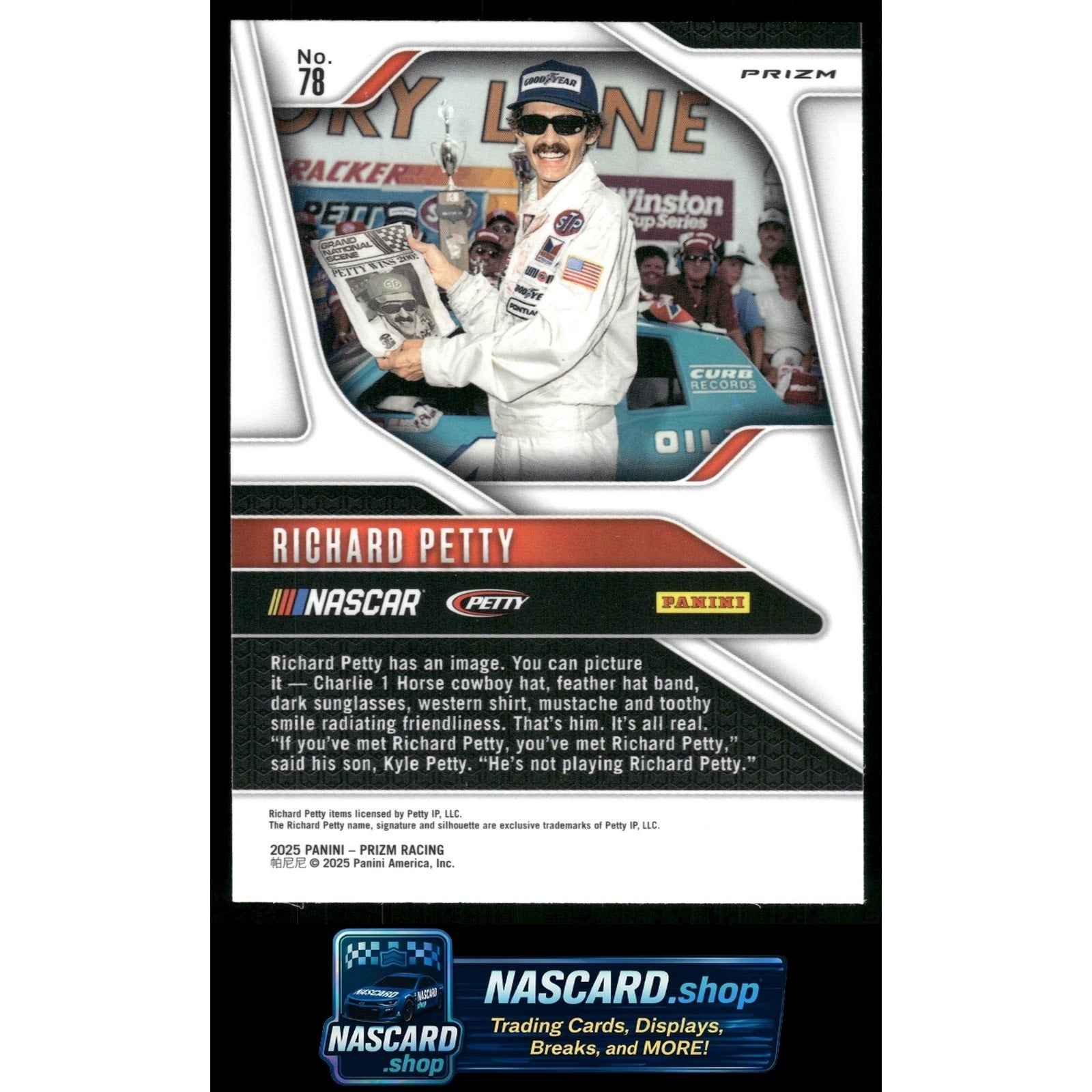 2025 Panini Prizm #78 Richard Petty Silver