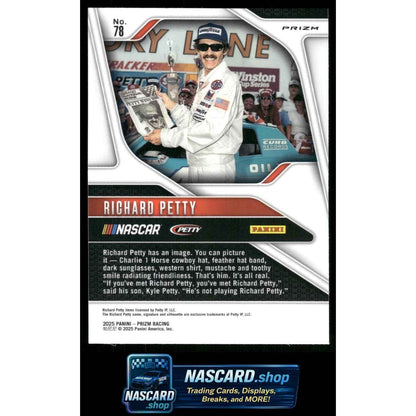 2025 Panini Prizm #78 Richard Petty Silver