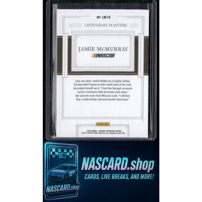 2023 Panini National Treasures #LM19 Jamie McMurray Legendary Masters - Card Gorilla