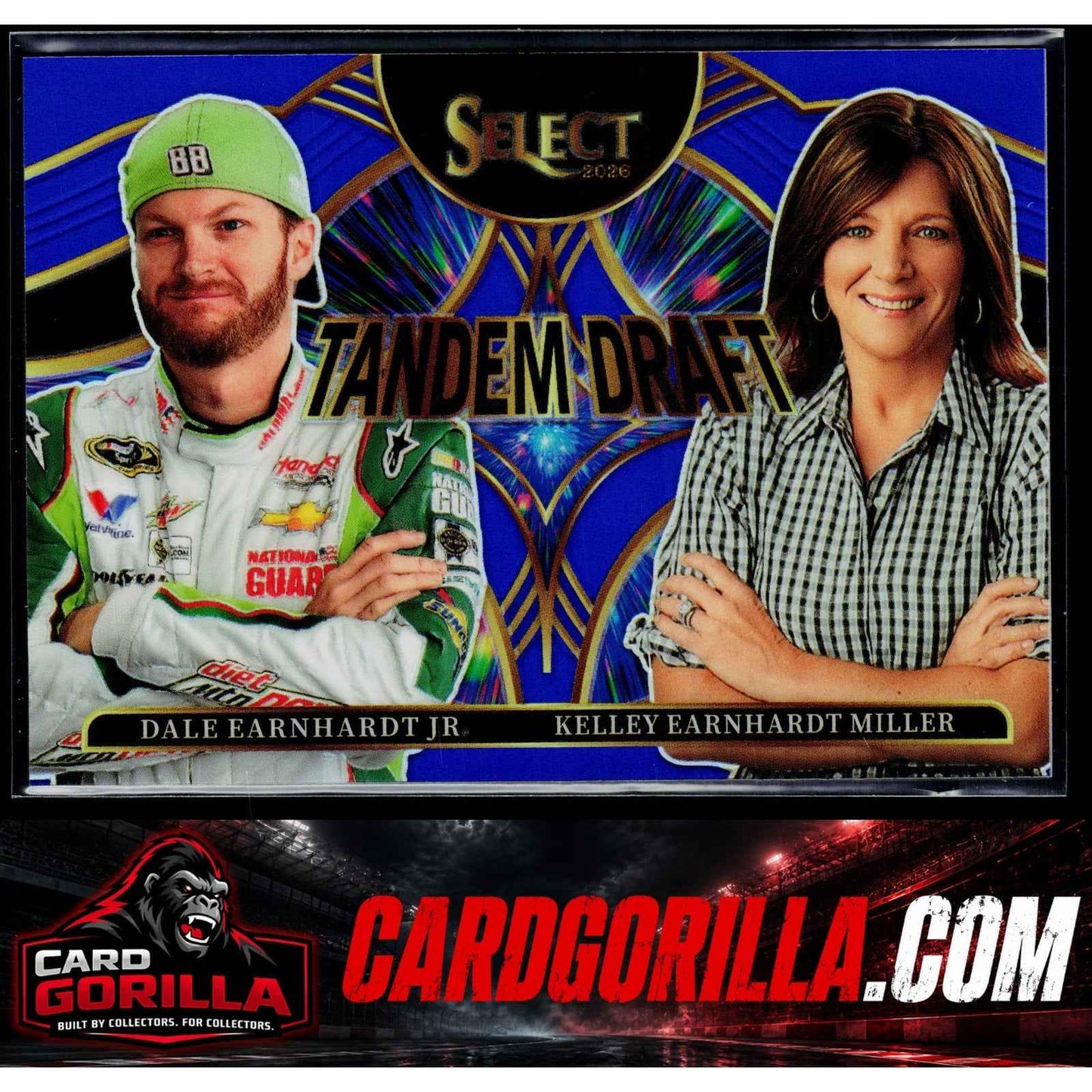 2026 Select Dale Earnhardt Jr Kelley Earnhardt Miller Tandem Drafts Blue #/49