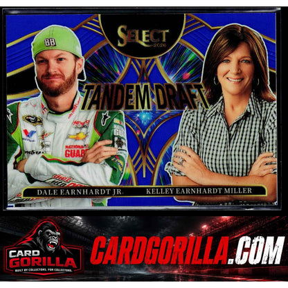 2026 Select Dale Earnhardt Jr Kelley Earnhardt Miller Tandem Drafts Blue #/49