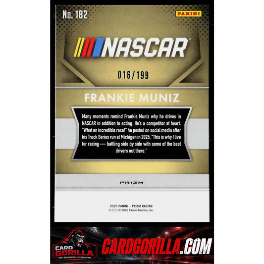 2025 Panini Prizm #182 Frankie Muniz Blue #/199