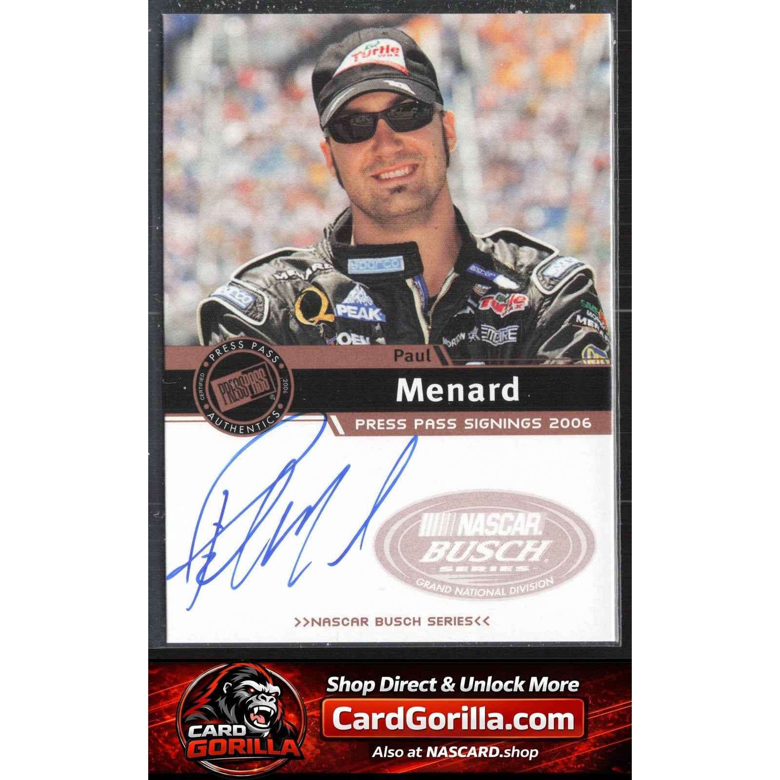 2006 Press Pass #NNO Paul Menard Signings
