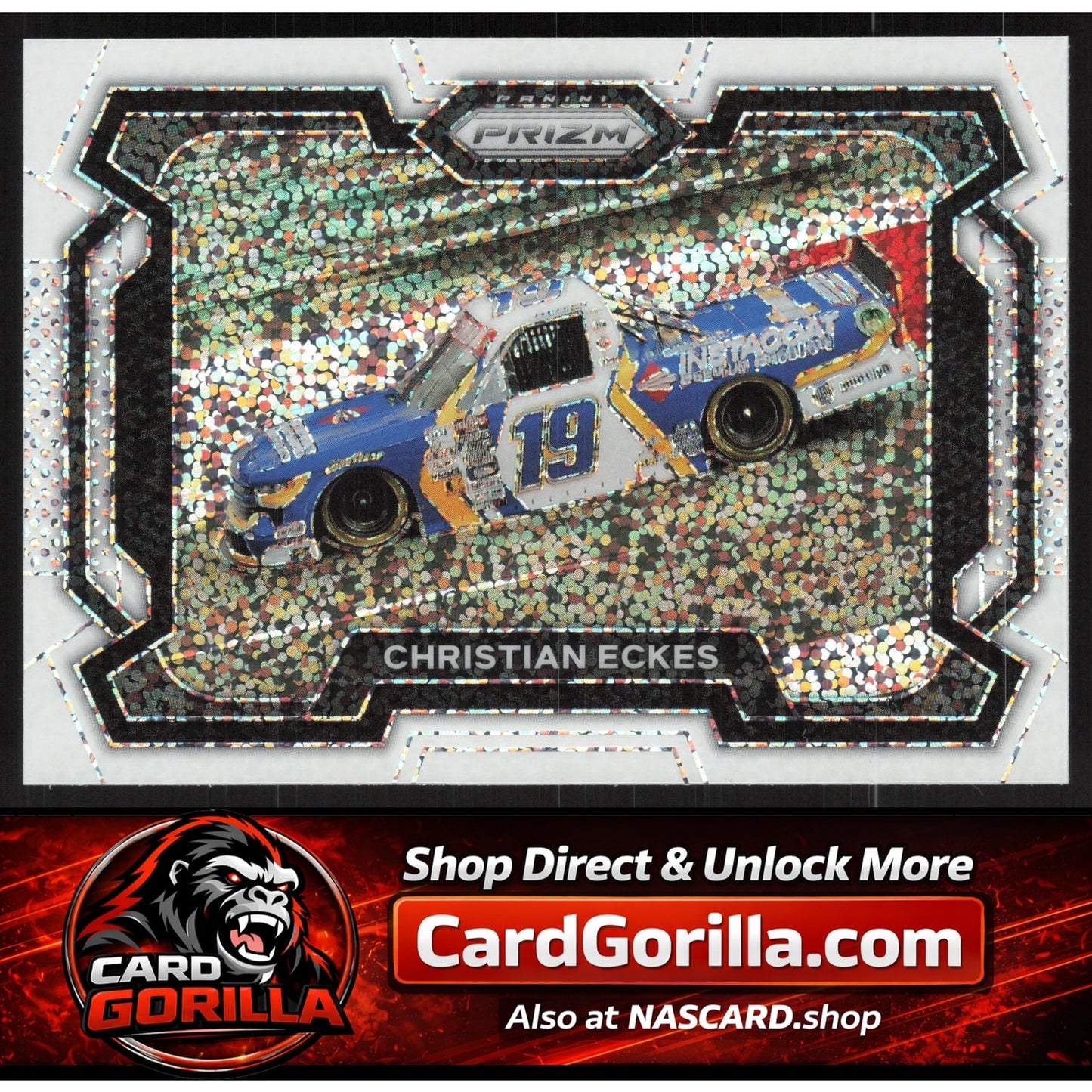 2024 Panini Prizm #20 Christian Eckes White Sparkle