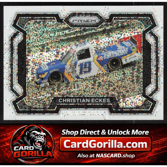 2024 Panini Prizm #20 Christian Eckes White Sparkle