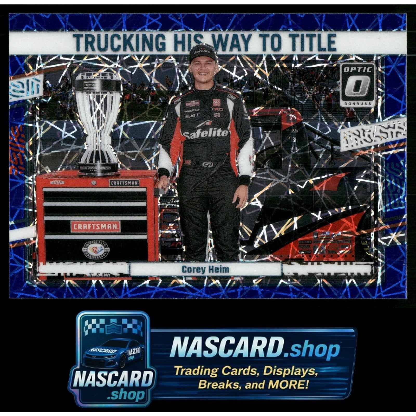 2024 Donruss #184 Corey Heim Optic Blue Velocity