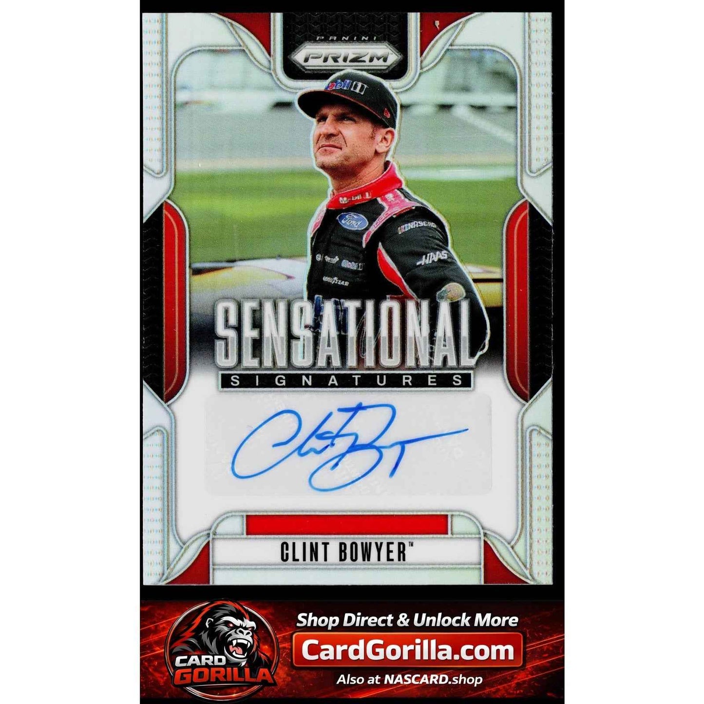 2025 Panini Prizm #SS-CBW Clint Bowyer Sensational Signatures