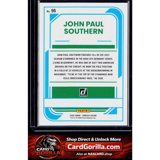 2026 Donruss #96 John Paul Southern Red