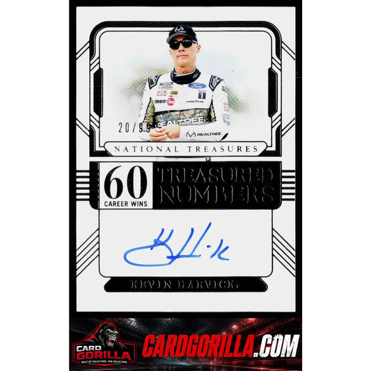 2025 Panini National Treasures Kevin Harvick Treasured Numbers Signatures #/99