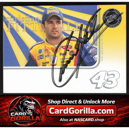 2004 Press Pass #NNO Christian Fittipaldi Autographs